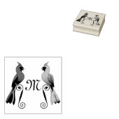 北(鳥)ショウジョウコウカンチョウソンバード ラバースタンプ (押印)