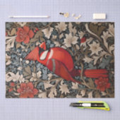 北（鳥）ショウジョウコウカンチョウバードウィリアムモリスインスパイア 薄葉紙 (クラフト)