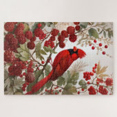 北（鳥）ショウジョウコウカンチョウバードレッドベリー ジグソーパズル (横)