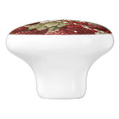 北(鳥)ショウジョウコウカンチョウバードレッドベリー セラミックノブ (側面)