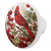 北(鳥)ショウジョウコウカンチョウバードレッドベリー セラミックノブ (右)