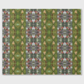 北（鳥）ショウジョウコウカンチョウ対 ラッピングペーパー (フラット)