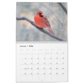 北（鳥）ショウジョウコウカンチョウ暦 カレンダー (1月 2026)