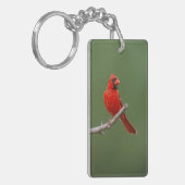 北(鳥)ショウジョウコウカンチョウ キーホルダー (正面左)