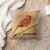 北（鳥）ショウジョウコウカンチョウ クッション (ブランケット)