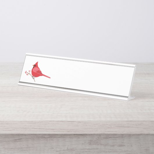 北(鳥)ショウジョウコウカンチョウ デスクネームプレート (正面)