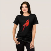 北(鳥)ショウジョウコウカンチョウ トライブレンドTシャツ (正面全面)