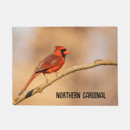 北（鳥）ショウジョウコウカンチョウ ドアマット