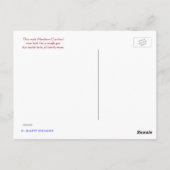 北（鳥）ショウジョウコウカンチョウ ポストカード (裏面)