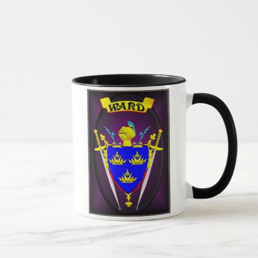 区のアイルランド家族HERALDIC SHIELD/CREST マグカップ (右)