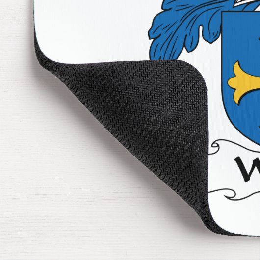 区の家紋 マウスパッド (コーナー)