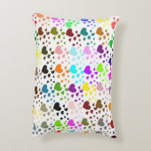 区分します愛、綿のアクセントの枕16"をx12 " アクセントクッション (裏面(縦))