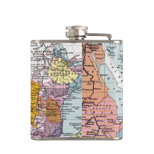 区分アフリカ1914年 フラスク (裏面)