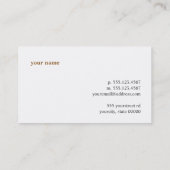 区分BBQピグレッドビジネスカード 名刺 (裏面)