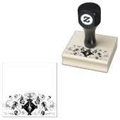 区切り区切り線の部分ヴィンテージ3 ラバースタンプ (押印)