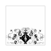 区切り区切り線の部分ヴィンテージ3 ラバースタンプ (インプリント)