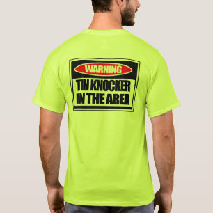 区域のTシャツの錫のノッカー Tシャツ