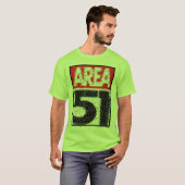 区域51のワイシャツ Tシャツ (正面フル)