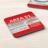 区域51の印 コースター (左側)