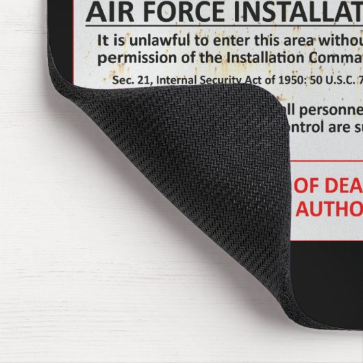 区域51の印 マウスパッド (コーナー)