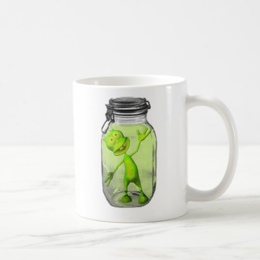 区域51びん詰めにするCo. コーヒーマグカップ (右)