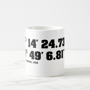 区域51 -座標 コーヒーマグカップ
