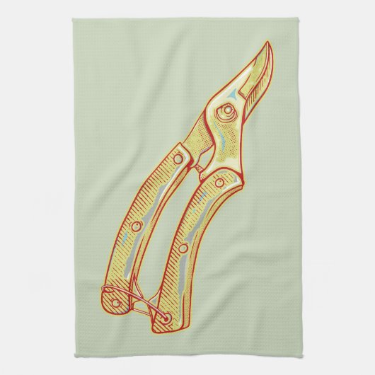 区画ガーデニングツール キッチンタオル (縦)