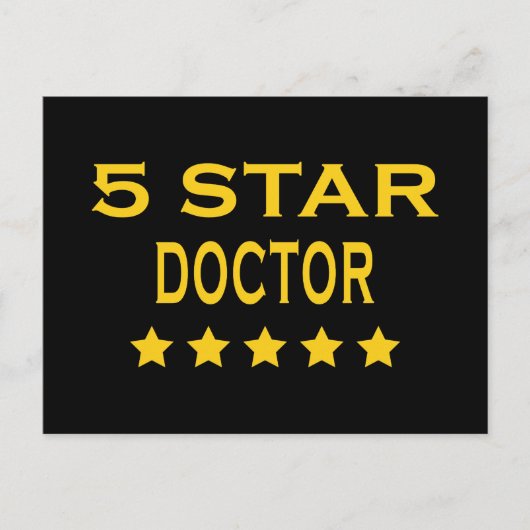 医おもしろいクール師: Five Star Dr ポストカード (正面)