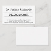 医おもしろい医のカスタマイズ 名刺 (正面/裏面)