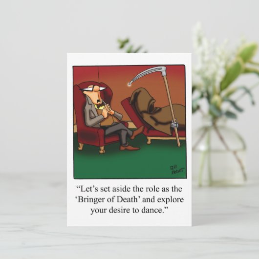 医おもしろい学・心理学の卒業招待状 招待状 (スタンド正面)