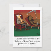 医おもしろい学・心理学の卒業招待状 招待状 (正面)