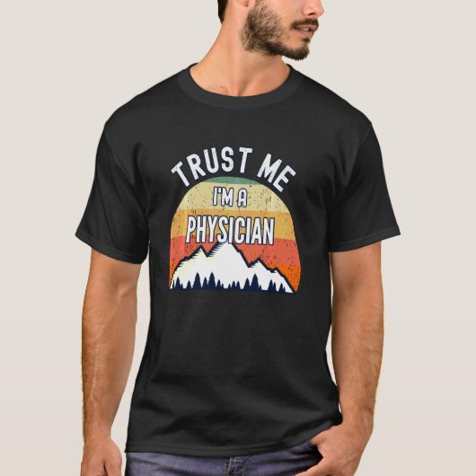 医おもしろい師は僕を医者と信ぜよ Tシャツ (正面)