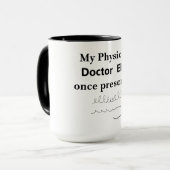 医おもしろい師コーヒー用マグカップ マグカップ (正面左)