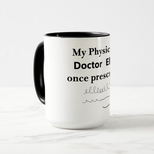 医おもしろい師コーヒー用マグカップ マグカップ (正面左)