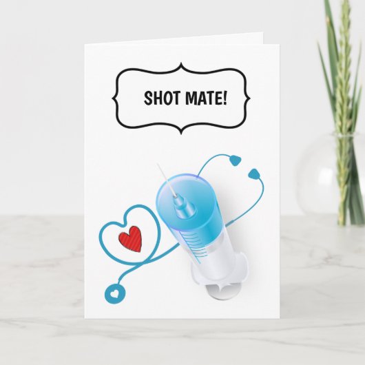 医おもしろい師ナース祝辞 カード (正面)