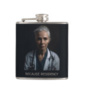 医おもしろい師医師の写真 フラスク (正面)