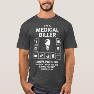 医おもしろい療コーダー請求IM医療請求者 Tシャツ