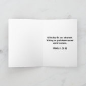 医おもしろい者ナース退職送別注 カード (内部)