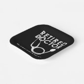 医おもしろい者引用文医退職した療退職 ペーパープレート (傾斜あり)