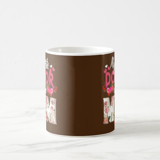 医お気に入りの者が母を幸せな母の日と呼ぶ コーヒーマグカップ (中央)