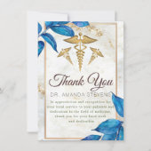 医エレガントモダン者サンキューカード サンキューカード (正面)