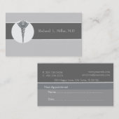 医エレガント師医療看護アポイントメント 予約カード (正面/裏面)