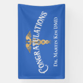 医エレガント師卒業 横断幕 (縦)