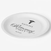 医エレガント療幹部の退職パーティー ペーパープレート (アングル)