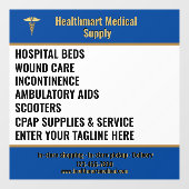 医カスタマイズ療用品店商品リスト広告 ウィンドウサイン (シート)