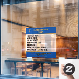 医カスタマイズ療用品店商品リスト広告 ウィンドウサイン