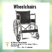 医カスタマイズ療用品店車椅子大型 ウィンドウサイン (シート3)