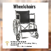 医カスタマイズ療用品店車椅子大型 ウィンドウサイン (シート2)