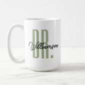 医カスタム師mag、将来の医師mag、卒業 コーヒーマグカップ (左)