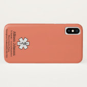 医カスタム療警告電話ケース Case-Mate iPhoneケース (裏面(横))